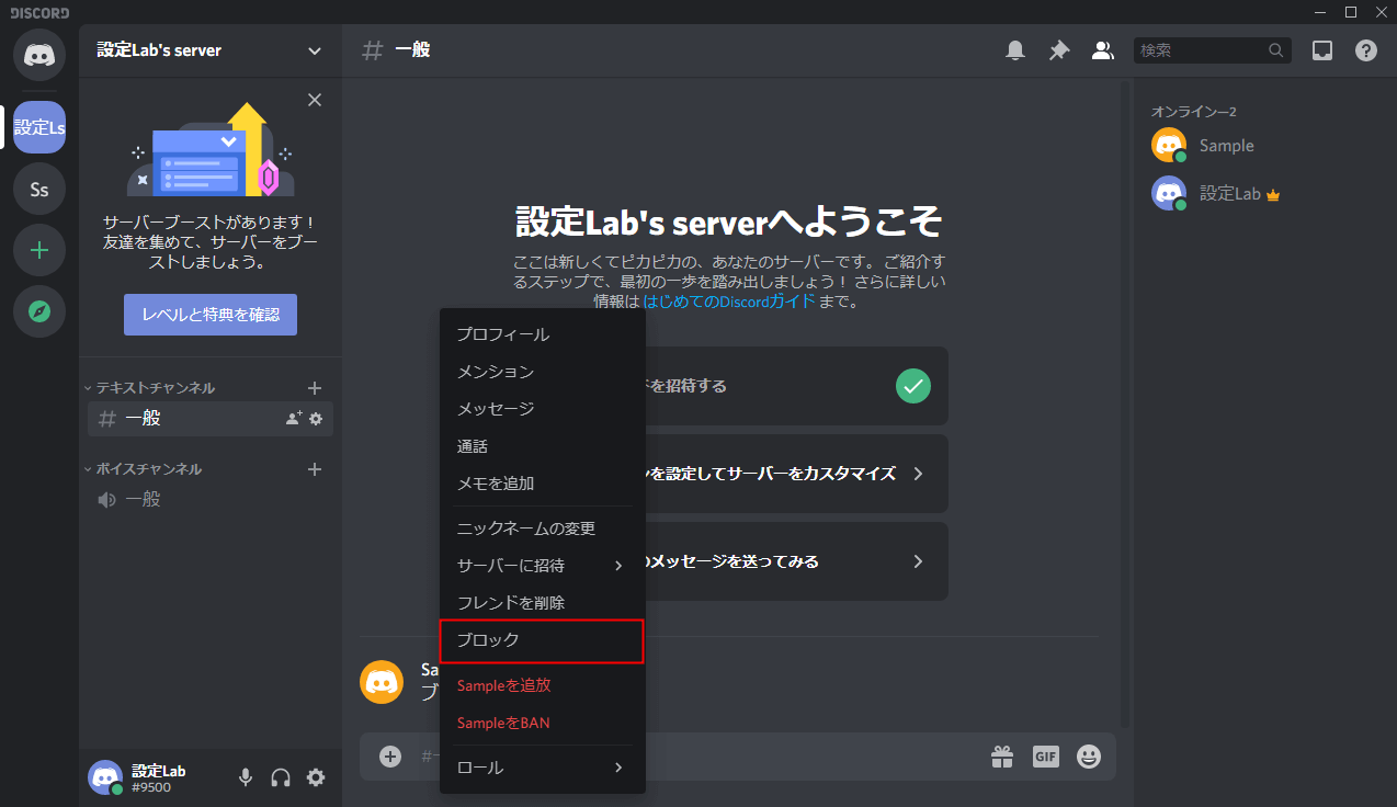 Discord ブロックと解除する方法 相手側と自分の挙動 設定lab