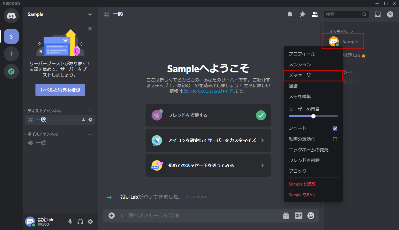 Discord Dm ダイレクトメッセージ の送り方 設定lab