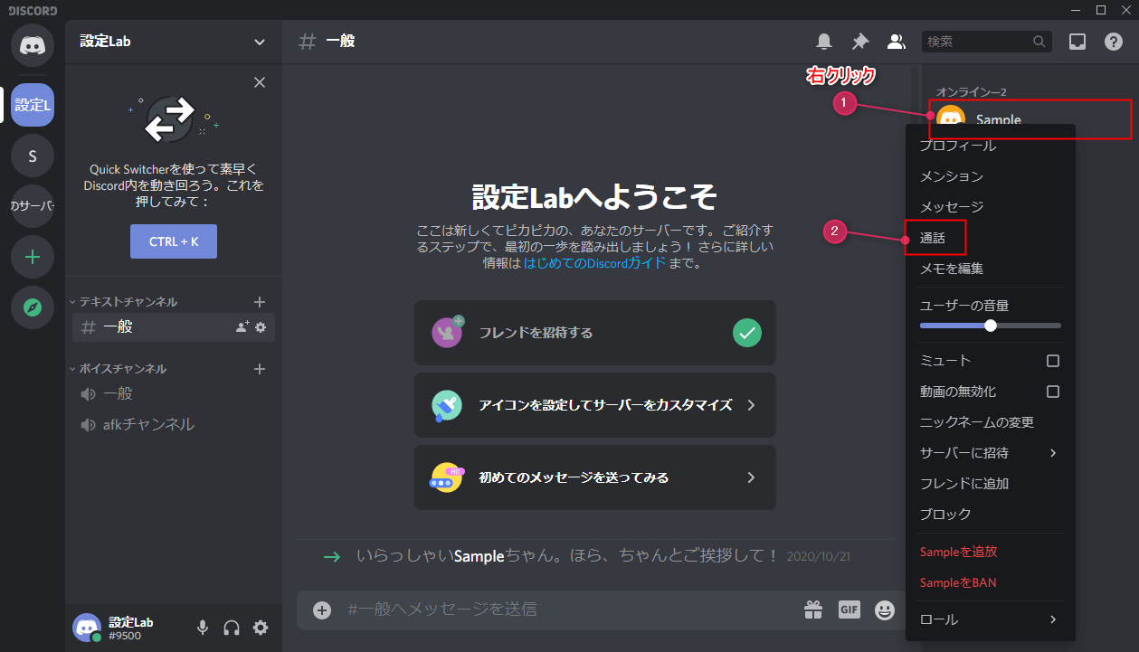 Discord 画面共有のやり方 画面 アプリ 設定lab