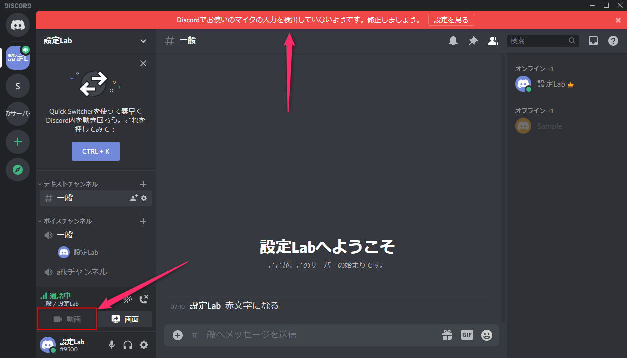 Discord マイク カメラが認識されない場合の対処方法 設定lab